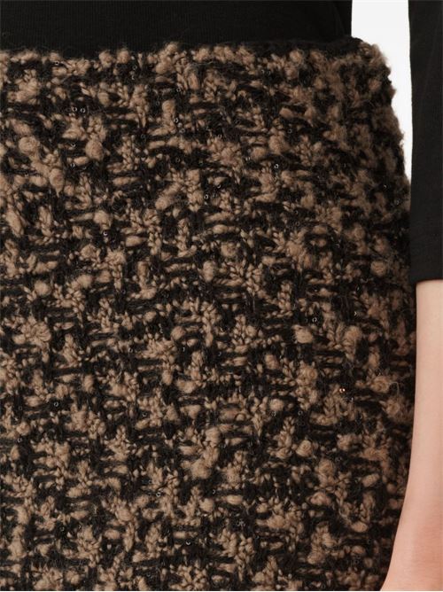 Gonna donna in tweed e paillettes Fabiana Filippi | GND225F809L6290000VR2